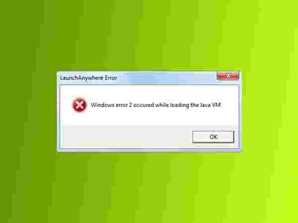Windows Error Code 